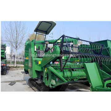 perontokan padi pertanian yang efisien menggabungkan mesin penuai